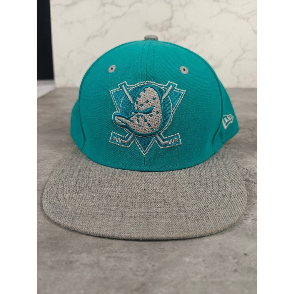 NHL Anaheim Ducks New Era Teal Snapback Hat Cap Snapback Vintage Collection